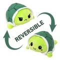 peluche de felpa reversible